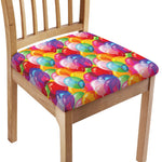 Colorful Balloon Pattern Print Chair Cushion Cover