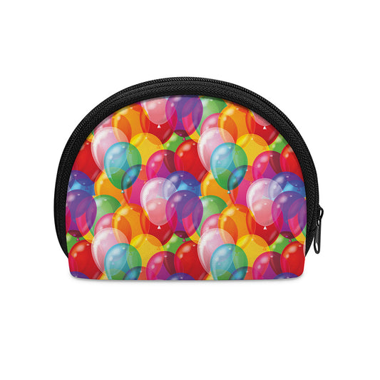 Colorful Balloon Pattern Print Coin Purse