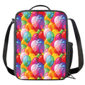 Colorful Balloon Pattern Print Crossbody Lunch Bag