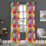 Colorful Balloon Pattern Print Curtain