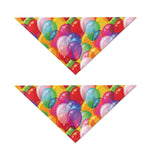 Colorful Balloon Pattern Print Dog Bandana