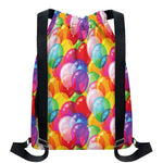 Colorful Balloon Pattern Print Drawstring Backpack