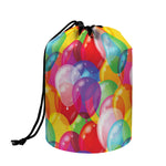 Colorful Balloon Pattern Print Drawstring Makeup Bag