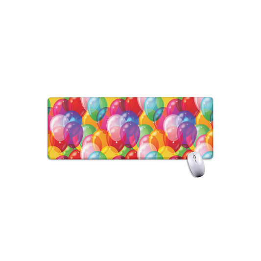 Colorful Balloon Pattern Print Extended Mouse Pad