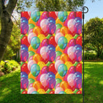 Colorful Balloon Pattern Print Garden Flag