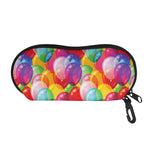 Colorful Balloon Pattern Print Glasses Case