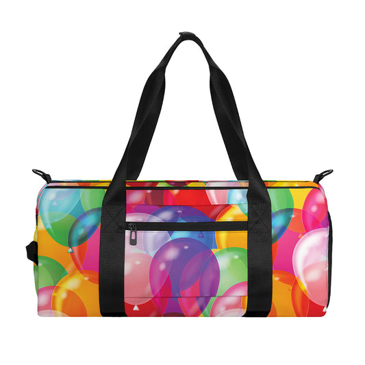 Colorful Balloon Pattern Print Gym Bag