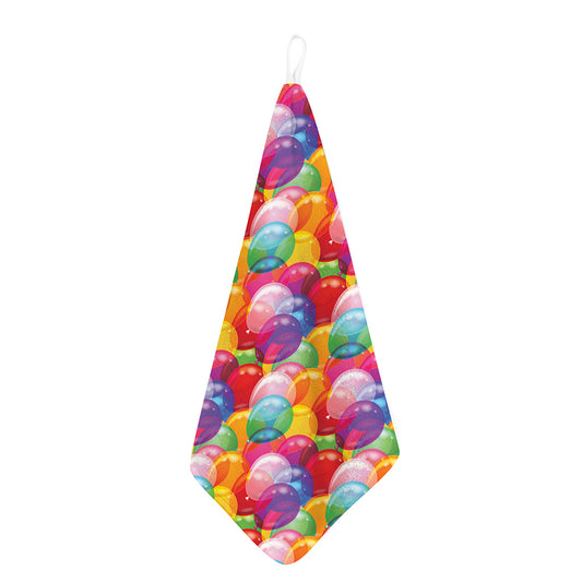 Colorful Balloon Pattern Print Hand Towel