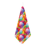 Colorful Balloon Pattern Print Hand Towel
