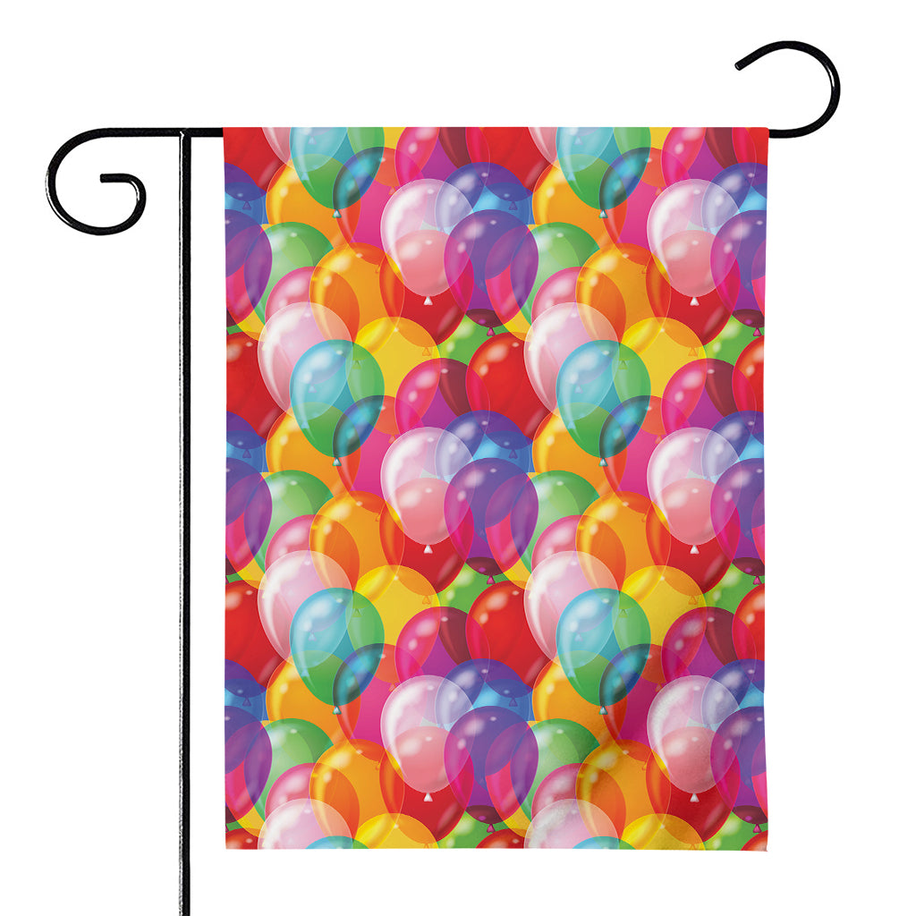 Colorful Balloon Pattern Print House Flag