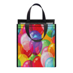 Colorful Balloon Pattern Print Insulated Lunch Tote