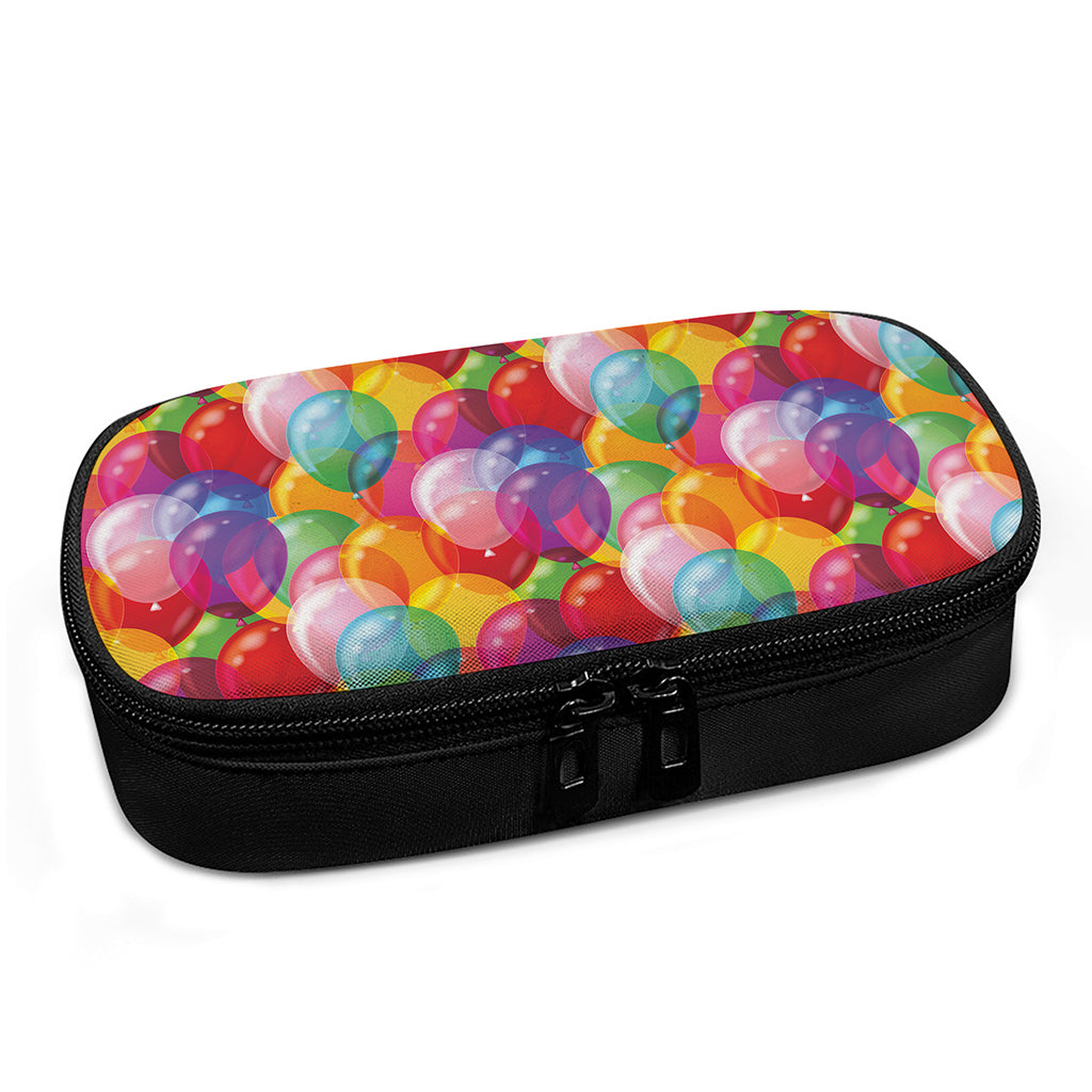 Colorful Balloon Pattern Print Insulin Cooler Travel Case