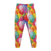 Colorful Balloon Pattern Print Jogger Pants
