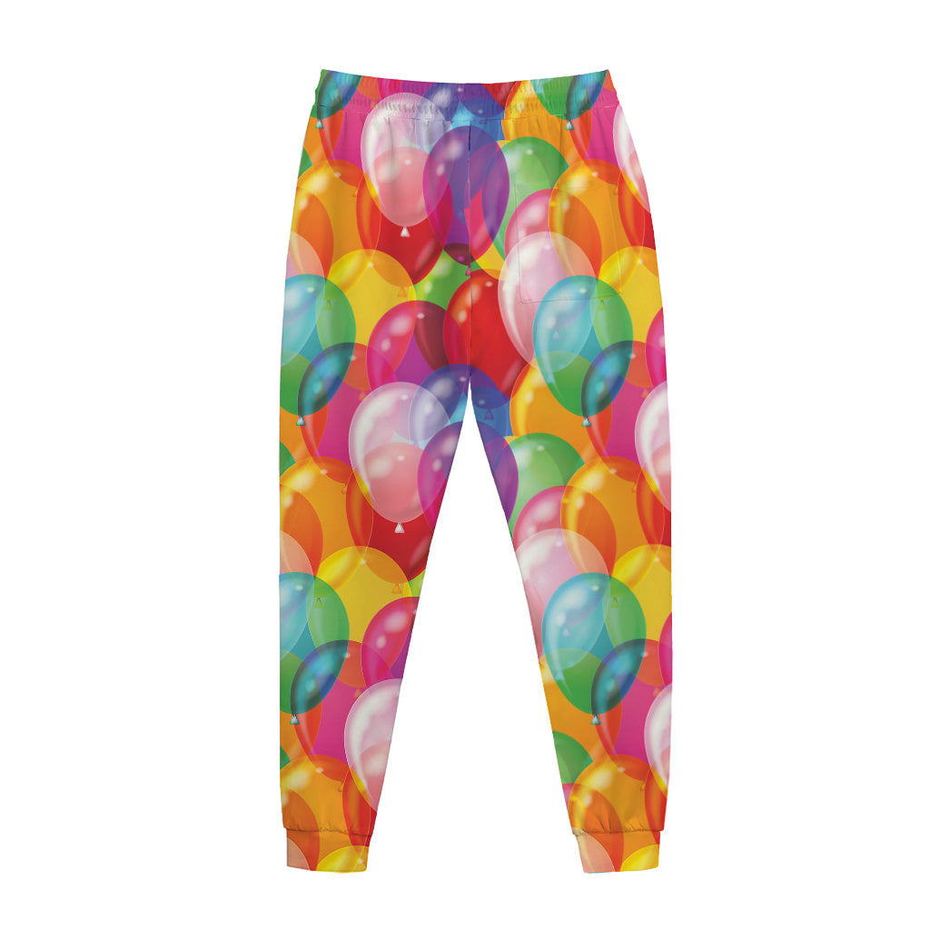 Colorful Balloon Pattern Print Jogger Pants