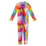 Colorful Balloon Pattern Print Jumpsuit