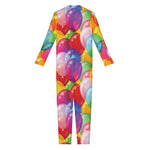 Colorful Balloon Pattern Print Jumpsuit