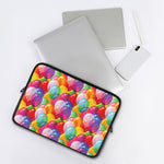 Colorful Balloon Pattern Print Laptop Sleeve