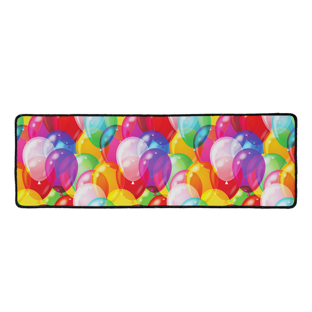 Colorful Balloon Pattern Print Long Kitchen Mat