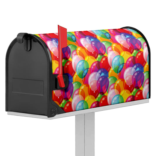 Colorful Balloon Pattern Print Mailbox Cover
