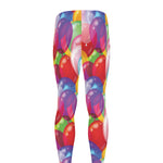 Colorful Balloon Pattern Print Men's leggings