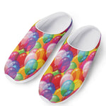 Colorful Balloon Pattern Print Mesh Casual Shoes