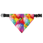 Colorful Balloon Pattern Print Over The Collar Dog Bandana
