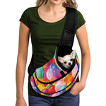 Colorful Balloon Pattern Print Pet Sling Carrier
