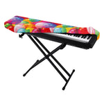 Colorful Balloon Pattern Print Piano Keyboard Cover