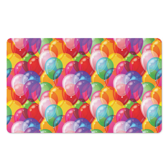Colorful Balloon Pattern Print Polyester Doormat