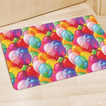 Colorful Balloon Pattern Print Polyester Doormat
