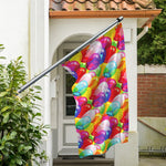 Colorful Balloon Pattern Print Polyester Flag