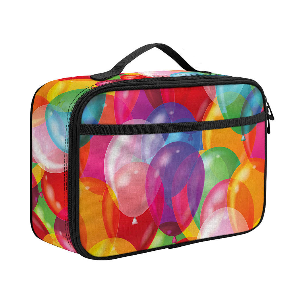 Colorful Balloon Pattern Print Portable Lunch Bag