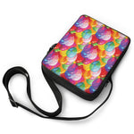 Colorful Balloon Pattern Print Rectangular Crossbody Bag