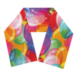Colorful Balloon Pattern Print Scarf