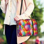 Colorful Balloon Pattern Print Shoulder Strap Bible Bag