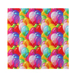 Colorful Balloon Pattern Print Silk Bandana