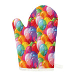Colorful Balloon Pattern Print Single Oven Mitt