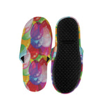Colorful Balloon Pattern Print Slippers