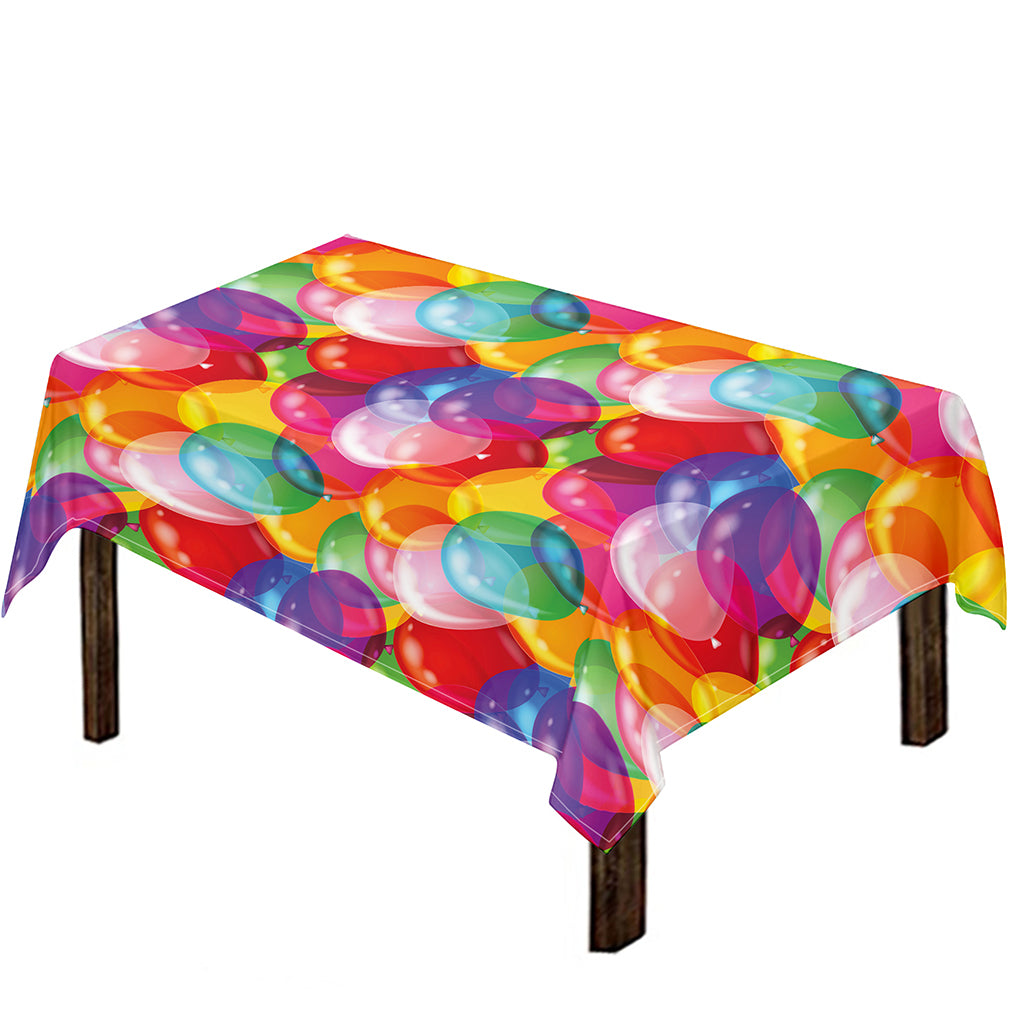Colorful Balloon Pattern Print Tablecloth