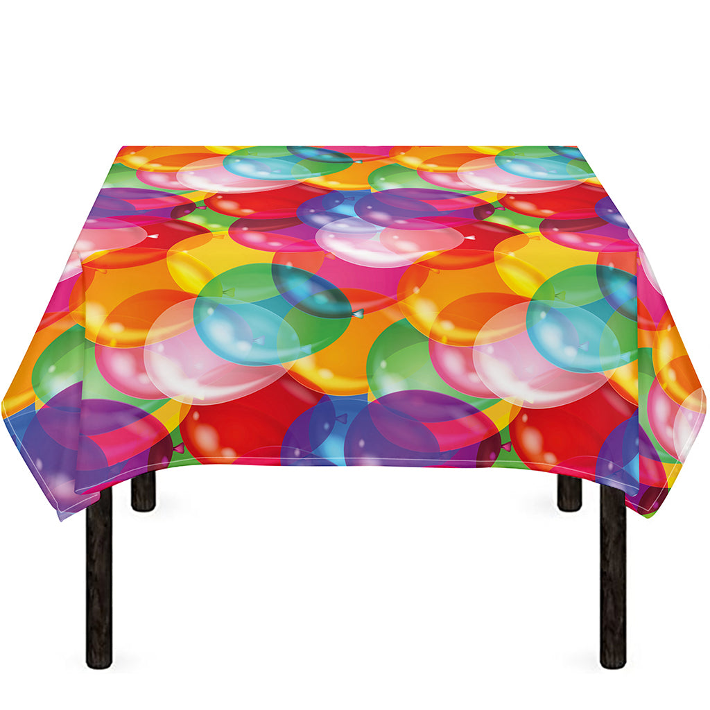 Colorful Balloon Pattern Print Tablecloth
