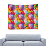 Colorful Balloon Pattern Print Tapestry