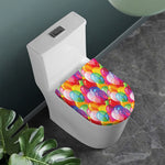 Colorful Balloon Pattern Print Toilet Lid Cover