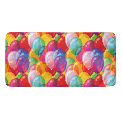 Colorful Balloon Pattern Print Towel