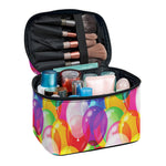 Colorful Balloon Pattern Print Travel Makeup Bag