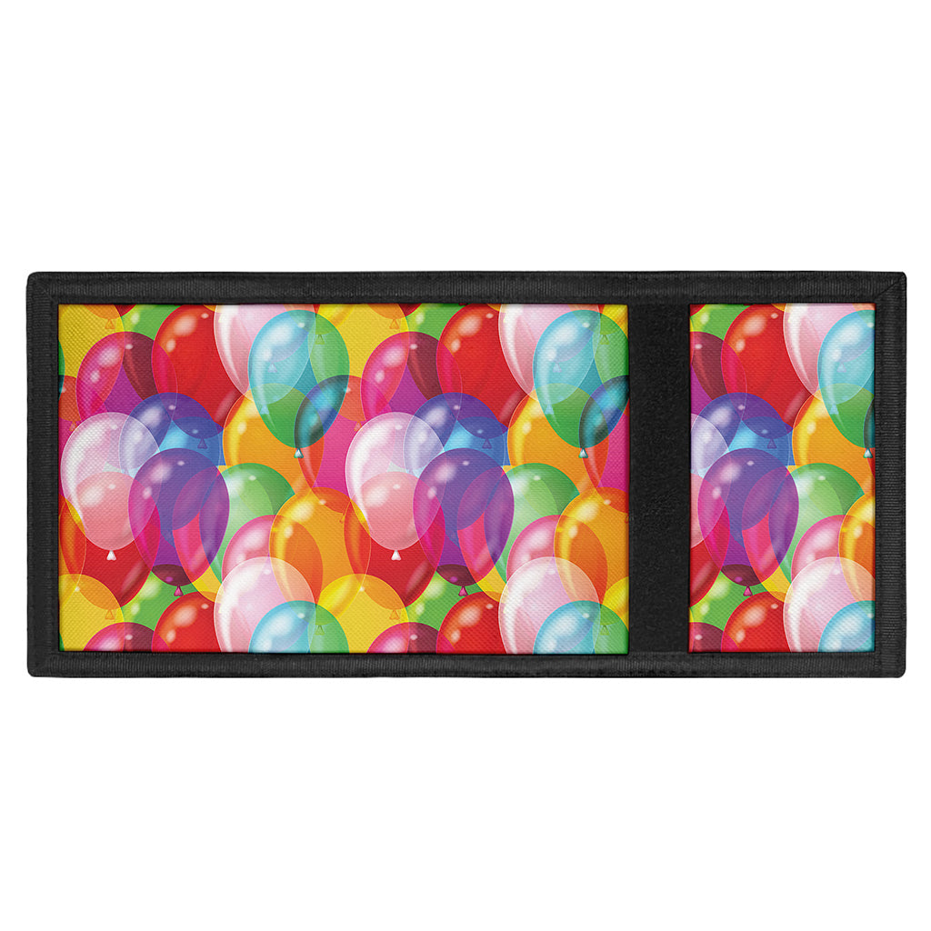 Colorful Balloon Pattern Print Trifold Wallet