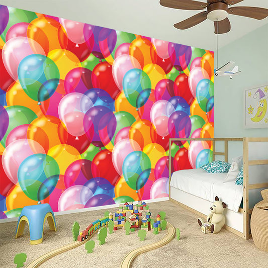 Colorful Balloon Pattern Print Wall Sticker