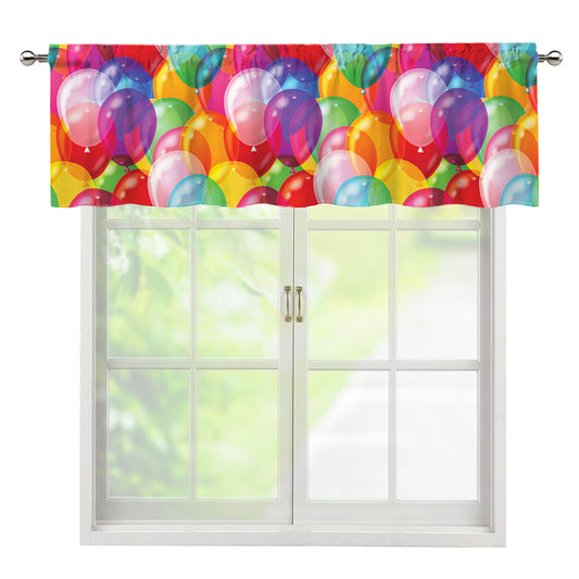 Colorful Balloon Pattern Print Window Valance