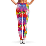 Colorful Balloon Pattern Print Women's Leggings