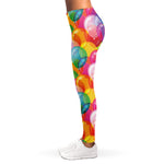 Colorful Balloon Pattern Print Women's Leggings