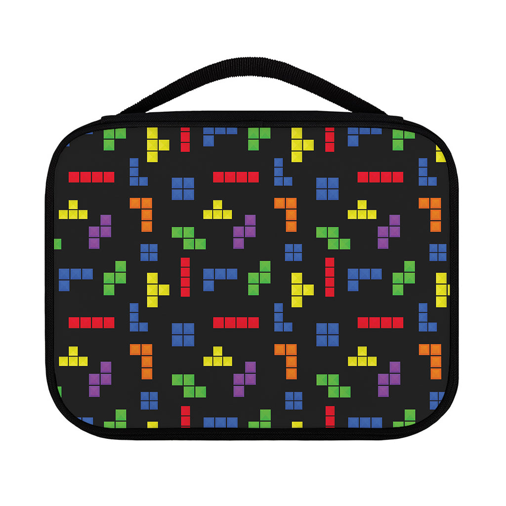 Colorful Block Puzzle Game Pattern Print Classic Bible Case